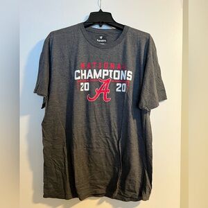 University of Alabama 2020 NATIONAL CHAMPIONS tshirt
